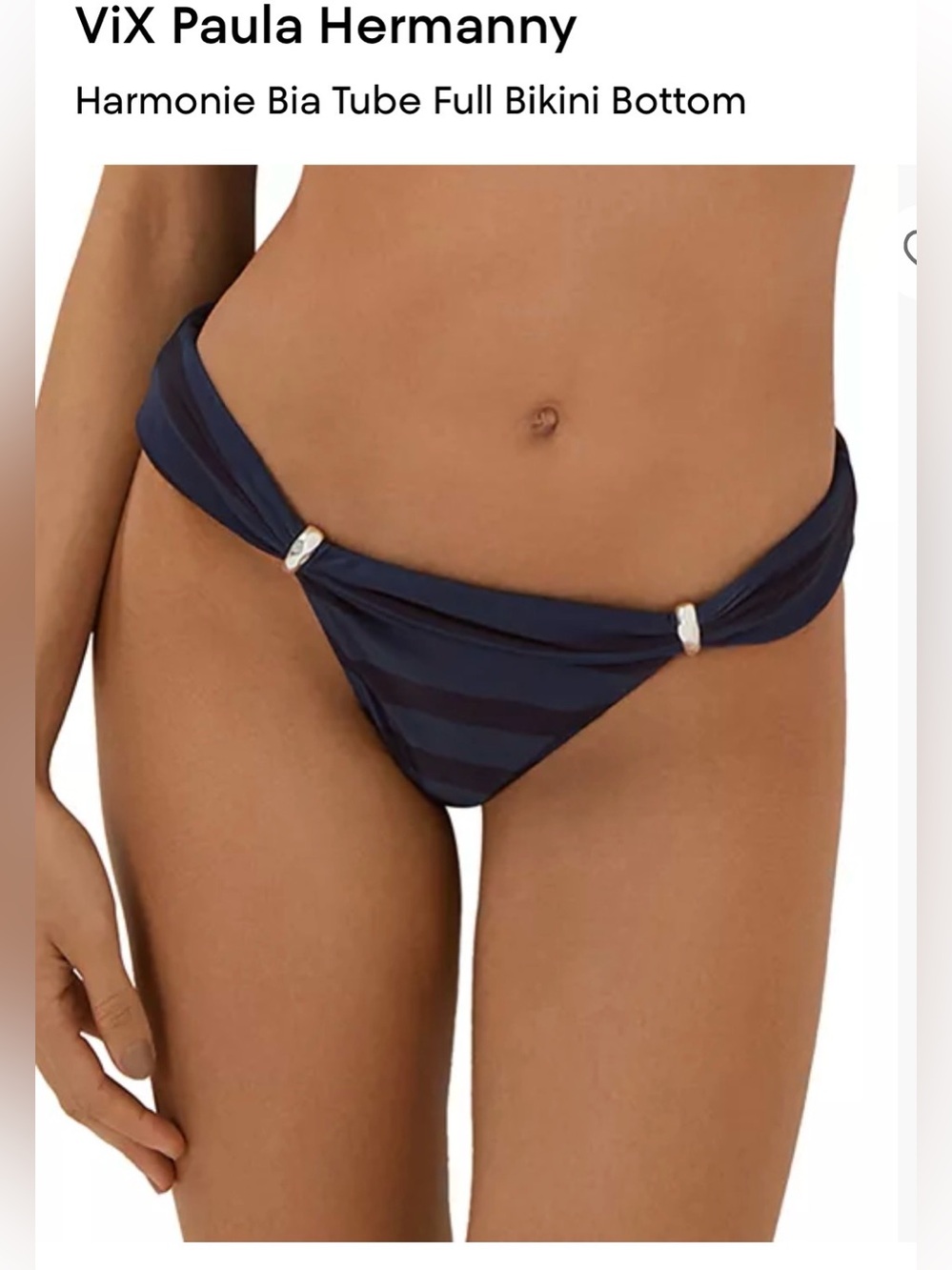 ViX NEW Paula Harmonie Bia Tube Full Bikini Bottom Size M $108 MSRP